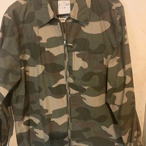H&M DIVIDED light weight Camo Jacket/Shirt